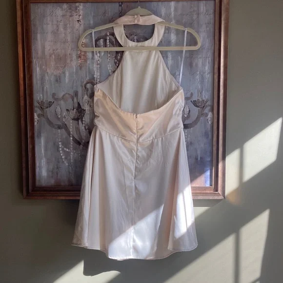 Lulus Cream Halter Cocktail Dress
Size Medium - Picture 7 of 9